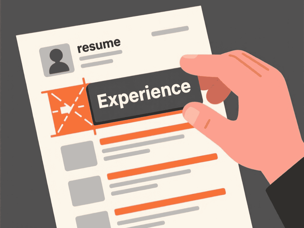 Graphic showing the structured layout of a professional pharmacy technician resume.